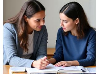 One-on-one French tutoring session (mobile view).